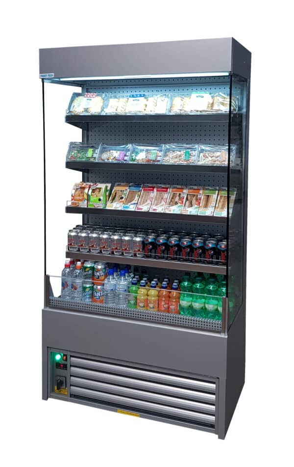 Frost-Tech Multideck Display Fridge (Standard Slimline Coated Steel) 100cm x 60cm x 195cm (Frost-Tech: ECO-MD60/100)