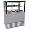 Counter Fridge Display (Standard Silver Steel) 100cm x 79cm x 154cm (Frost-Tech: ECO-SGC100)