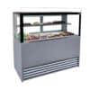 Counter Fridge Display (Standard Silver Steel) 150cm x 79cm x 154cm (Frost-Tech: ECO-SGC150)