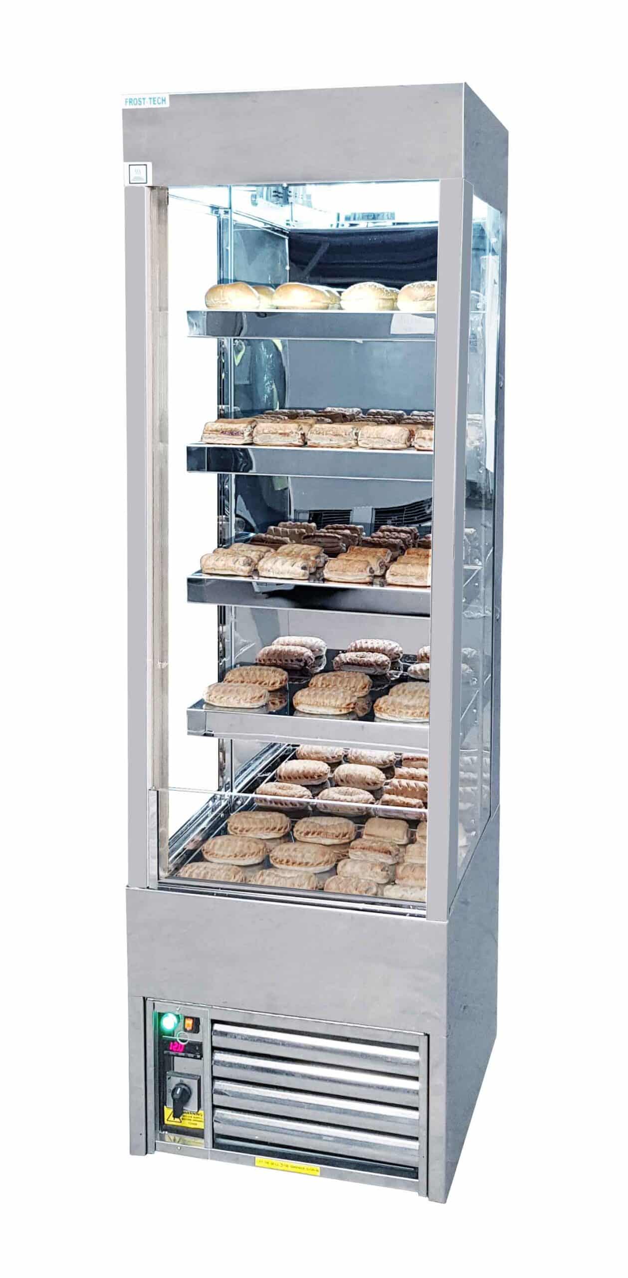 Stainless Steel Heated Multideck Display (Premium) 60cm x 60cm x 195cm (Frost-Tech: HSM60/60)