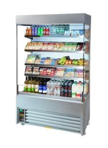 premium open fridge