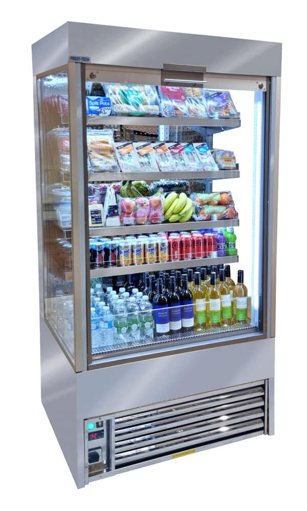 Stainless Steel Shutter Multideck Display Fridge (Premium) 100cm x 75cm x 195cm (Frost-Tech: SD75/100SH)