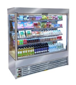 Stainless Steel Multideck Display Fridge with Shutter (Premium) 180cmx 75cm x 195cm (Frost-Tech: SD75/180SH)