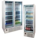 glass door fridge