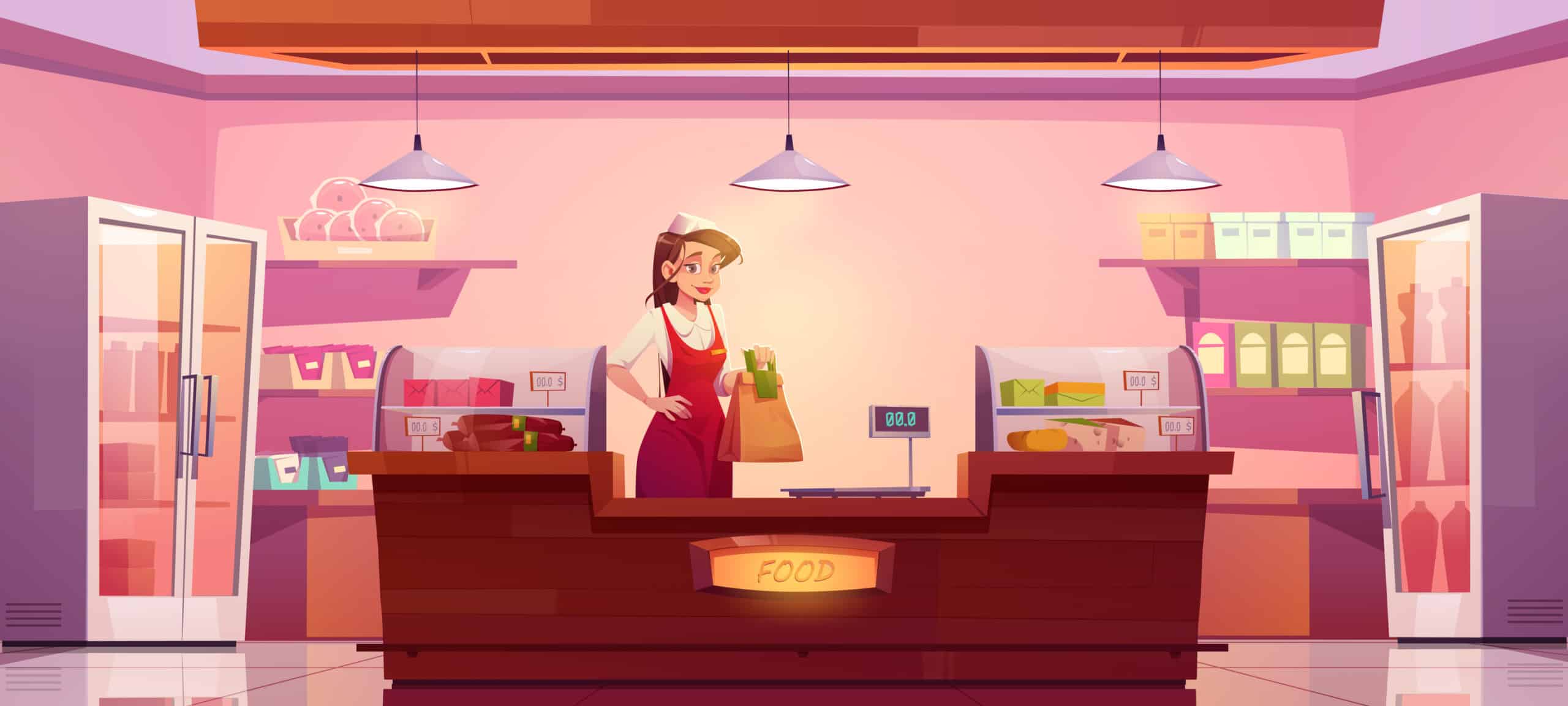 shopping area