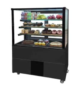 glass front fridges