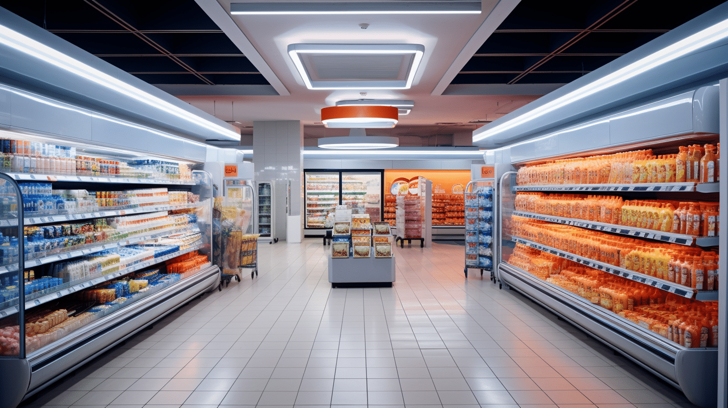 arrange commercial fridges
