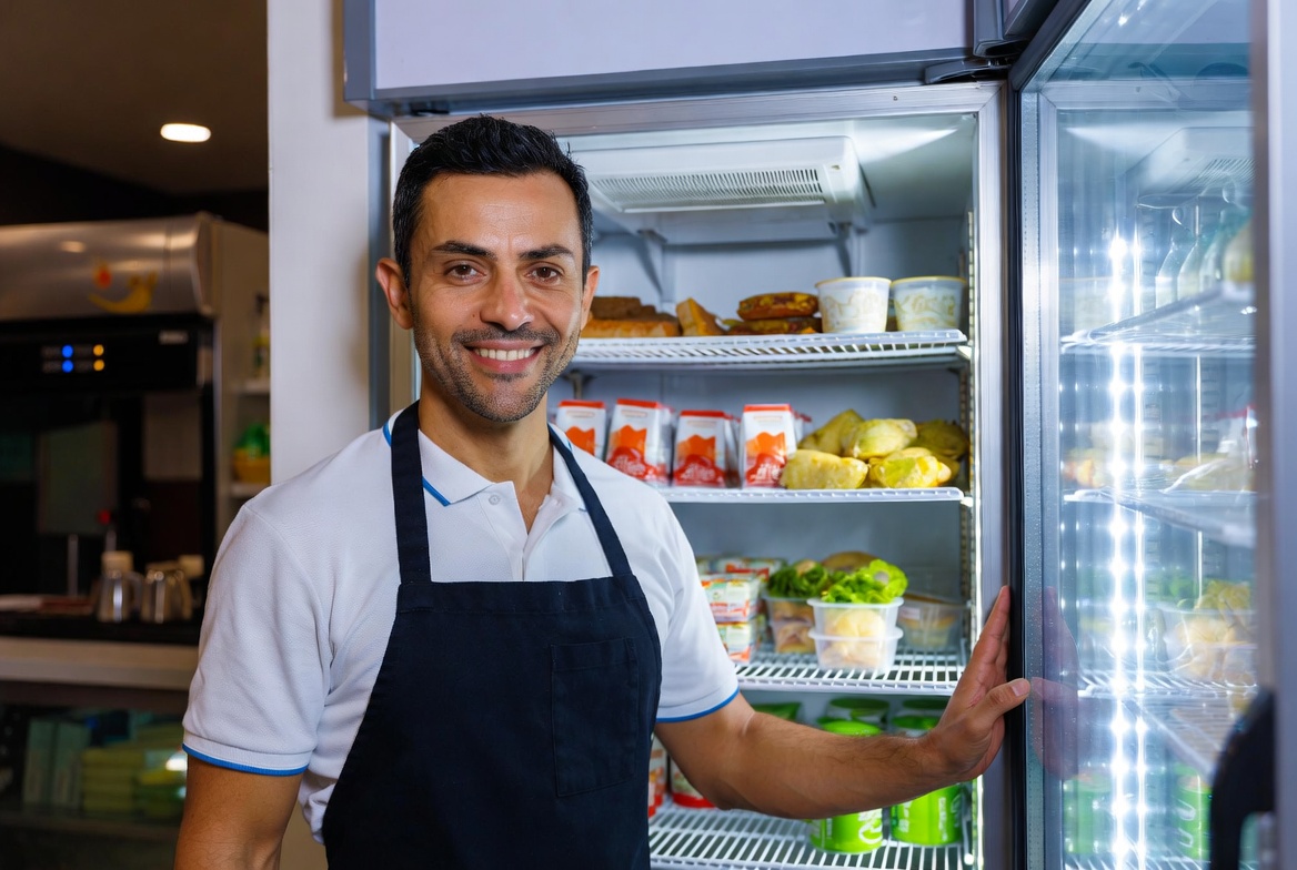 new commercial fridge