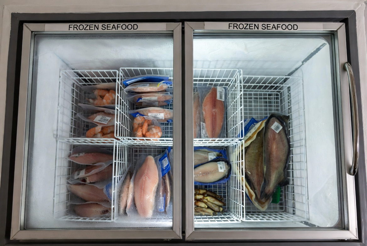 fish chest freezers