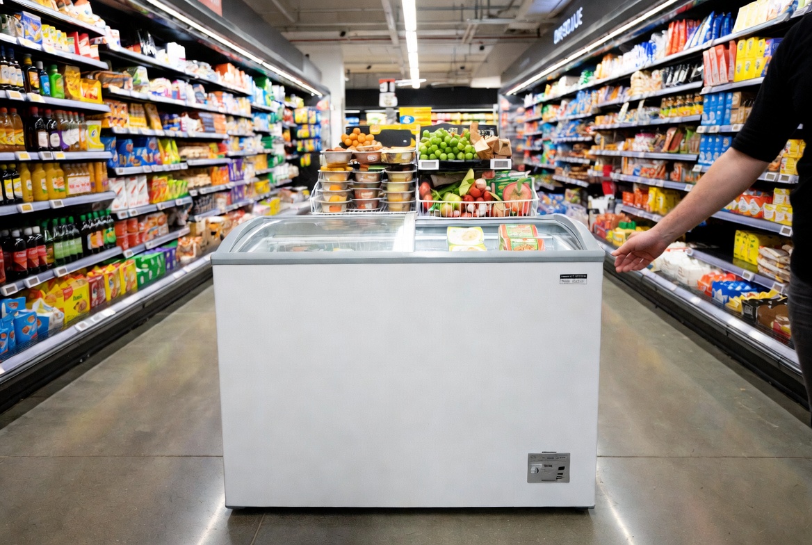 supermarket chest freezers