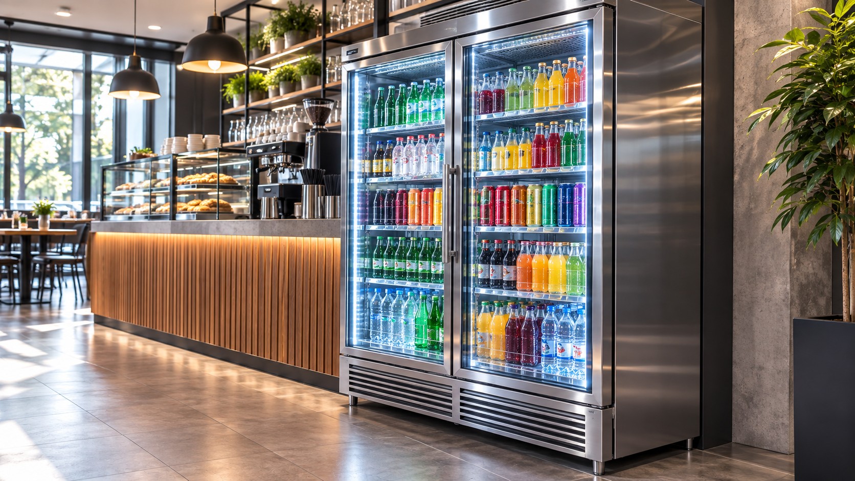 Open Merchandisers vs Glass Door Fridges