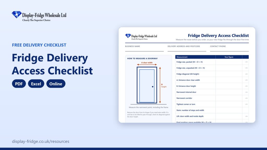 featured fridge delivery access checklist
