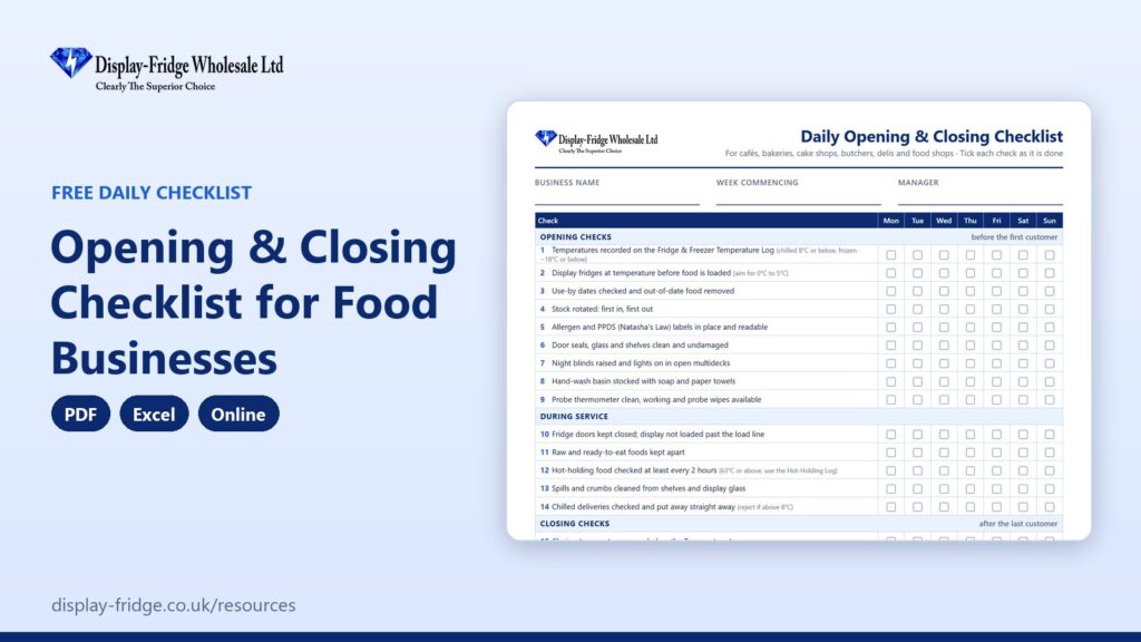 featured opening closing checklist