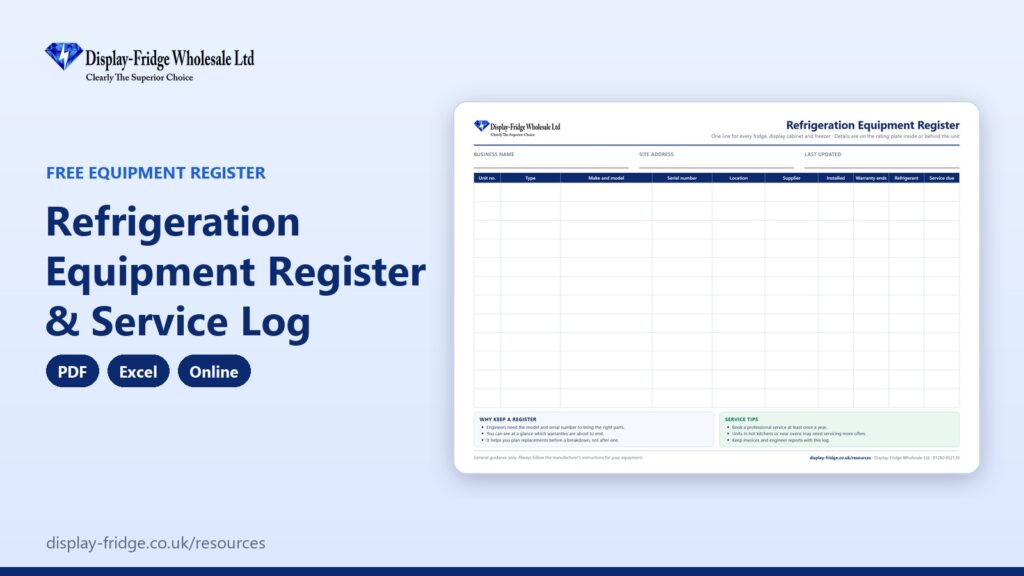 featured refrigeration equipment service log